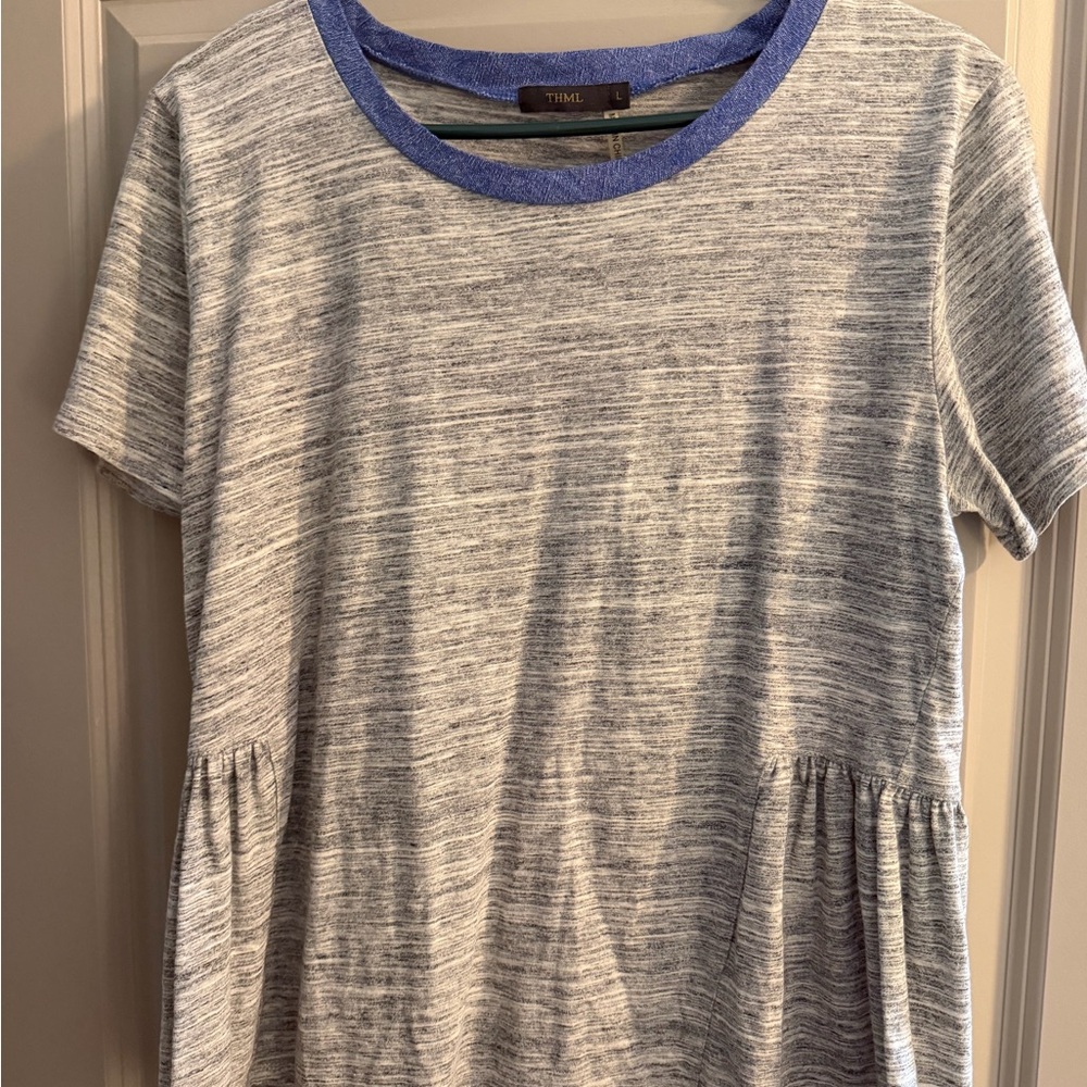 THML Blue and Gray Women's Top